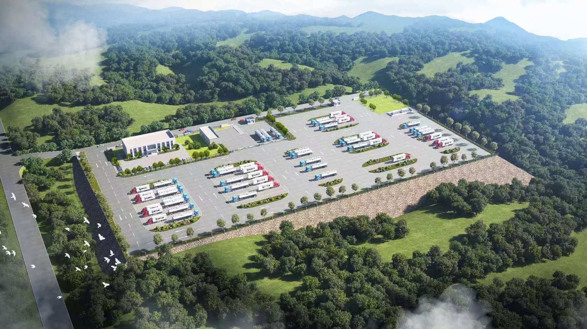 山西建投機械化集團朔州危化品停車場建設項目：專業(yè)施工強質量 精細管理促提速