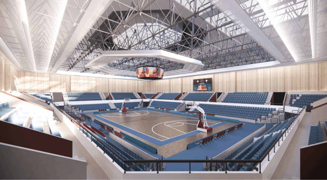 山西建投集團(tuán)承建的應(yīng)縣全民健身中心項(xiàng)目屋面球形鋼網(wǎng)架頂升成功