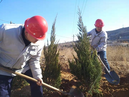 植樹播綠正當(dāng)時(shí)，“山西建工團(tuán)團(tuán)”在行動(dòng)！