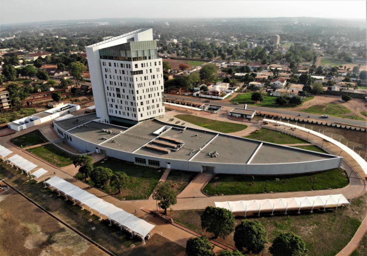 山西建投中部非洲國家銀行班吉分行項目驗收移交