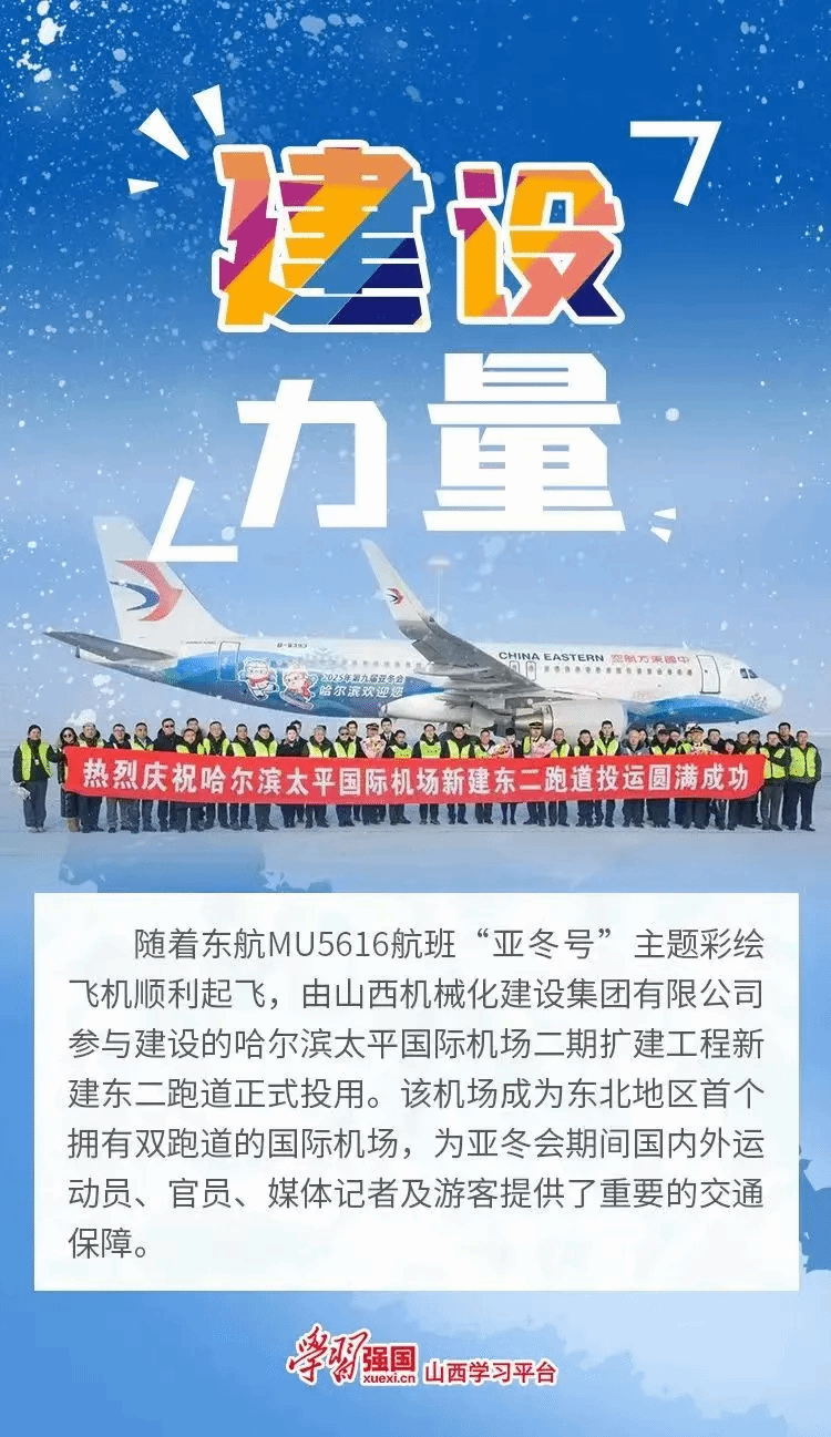 山西建投集團助力哈爾濱亞冬會