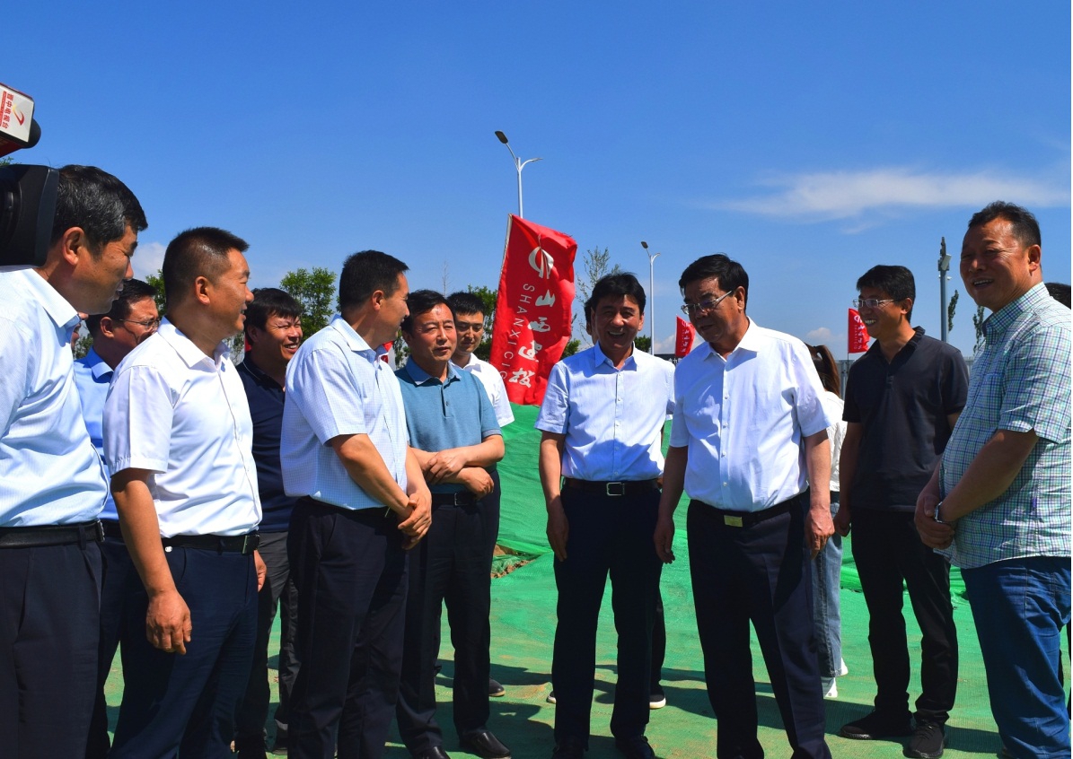 晉中市委書(shū)記在山西建投承建的晉中市城建重點(diǎn)工程調(diào)研