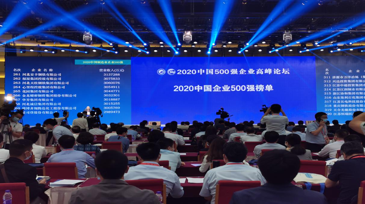 山西建投蟬聯(lián)中國(guó)企業(yè)500強(qiáng) 排名上升31位！