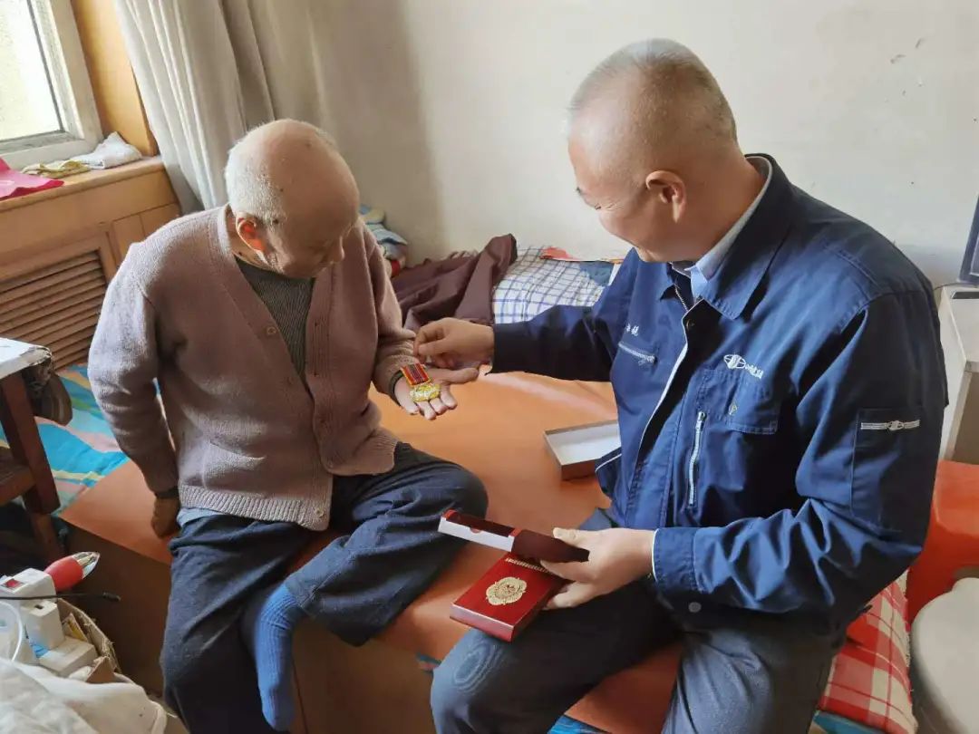 山西建投四建集團領導看望慰問抗美援朝老同志