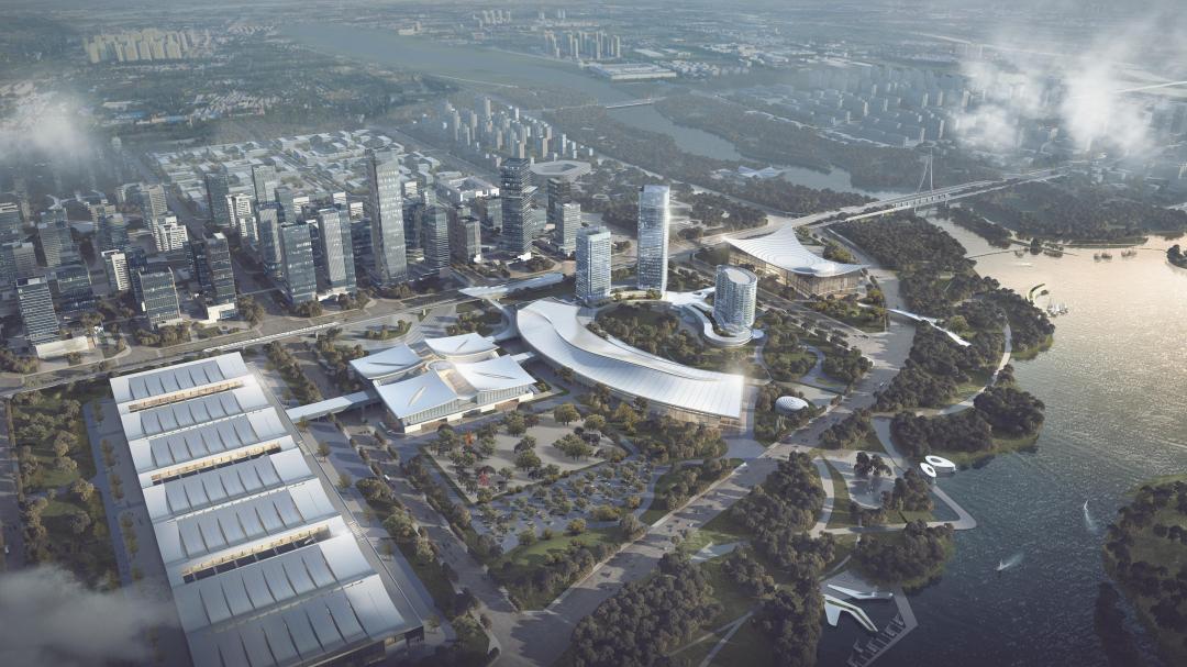 多措并舉 山西·瀟河新城國際會展中心北側組團項目打出精細施工“組合拳”