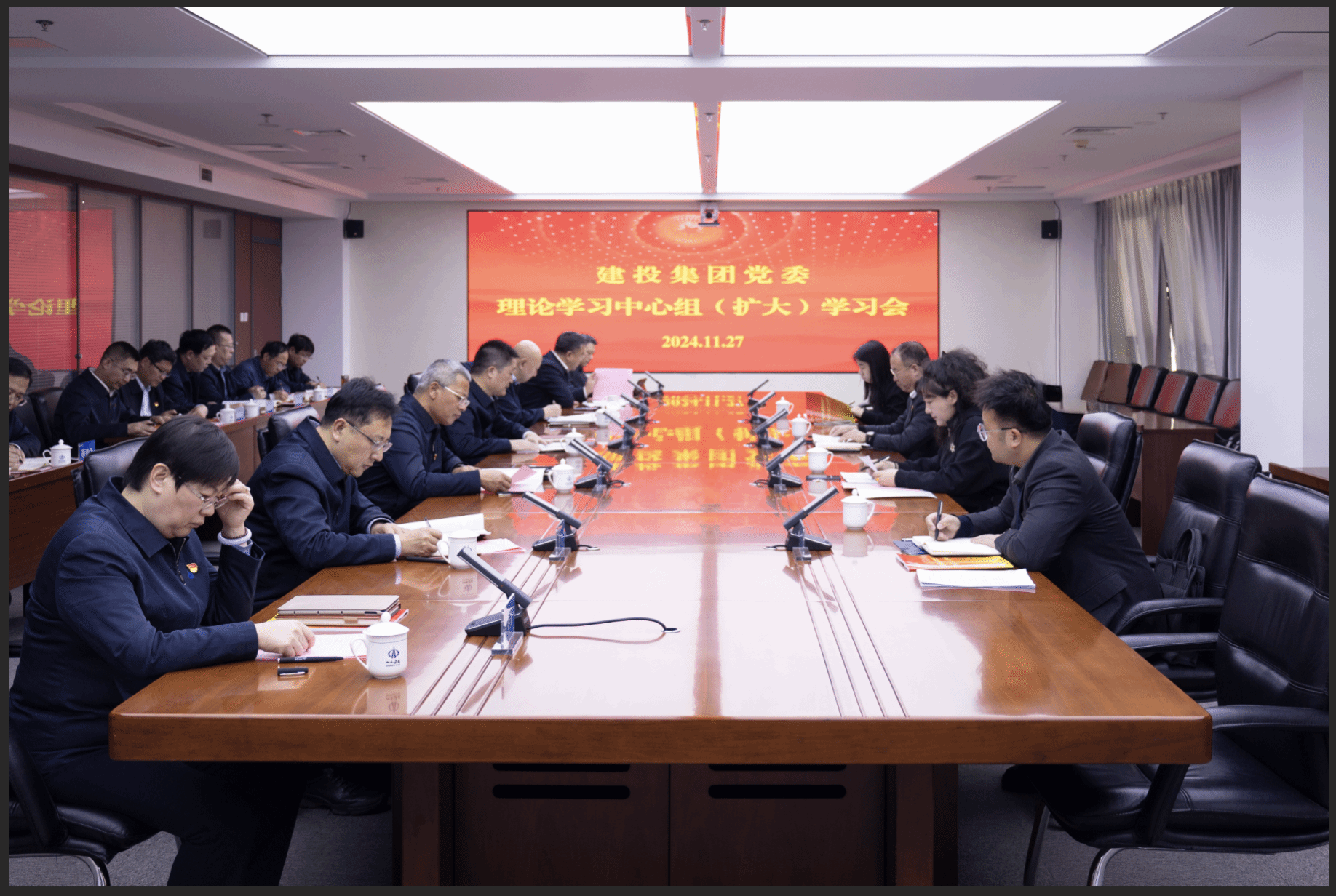 山西建投集團召開黨委理論學習中心組（擴大）學習會 省國資委第十三列席旁聽工作組列席旁聽
