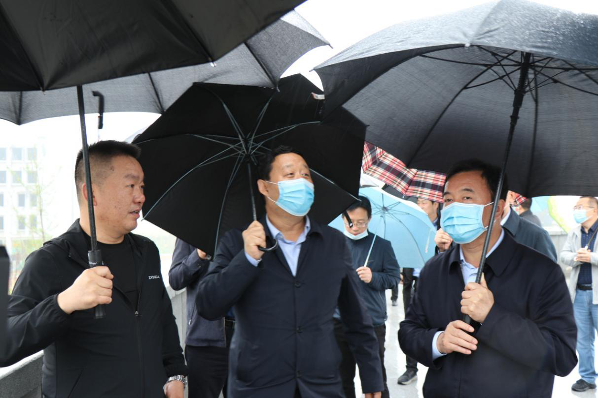 晉中市副市長一行在山西建投在建項(xiàng)目調(diào)研