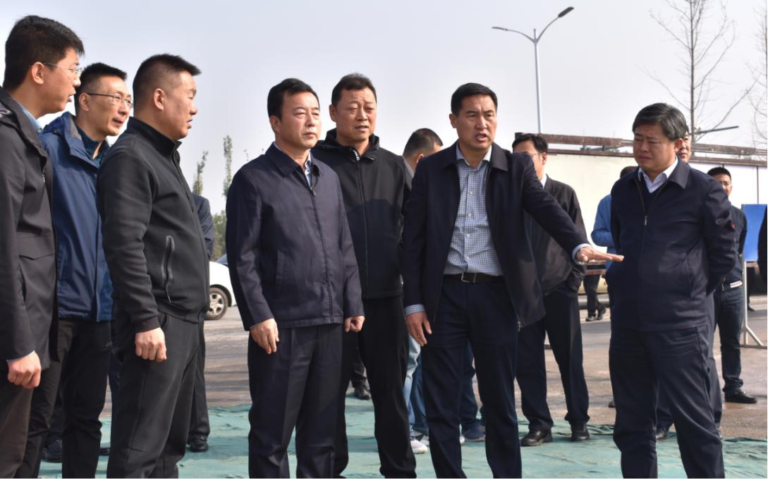 晉中市副市長調(diào)研山西建投承建的市城區(qū)部分城建重點(diǎn)工程項目