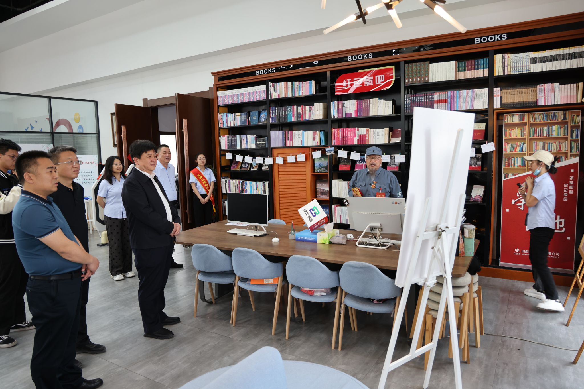 山西省工會職工書屋建設(shè)現(xiàn)場推進(jìn)會走進(jìn)山西建投五建集團(tuán)