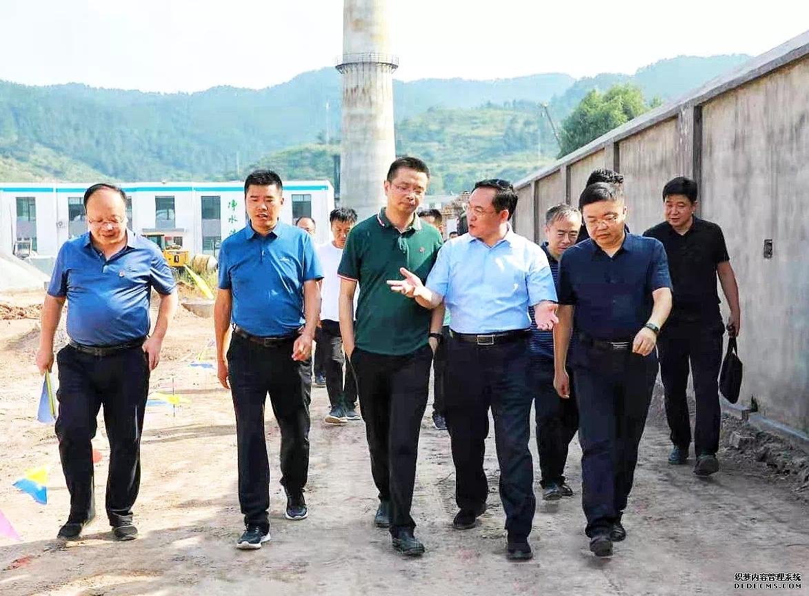 山西省住建廳二級巡視員調(diào)研山西建投 安裝集團沁源縣郭道鎮(zhèn)污水處理廠運營項目