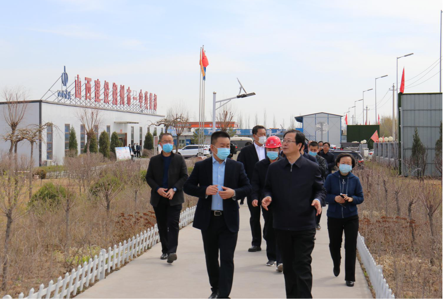 朔州市委書記帶隊在山西建投總承包部承建的朔州市一中新校區(qū)建設(shè)項目調(diào)研