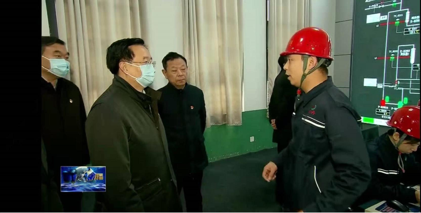 河南省委書記王國(guó)生視察山西建投一建集團(tuán)承建的鄲城金丹科技車間廠房項(xiàng)目