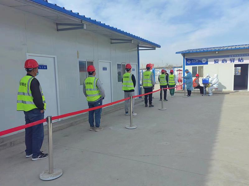 山西建投機械化集團別樣“大白”奮戰(zhàn)抗“疫”一線