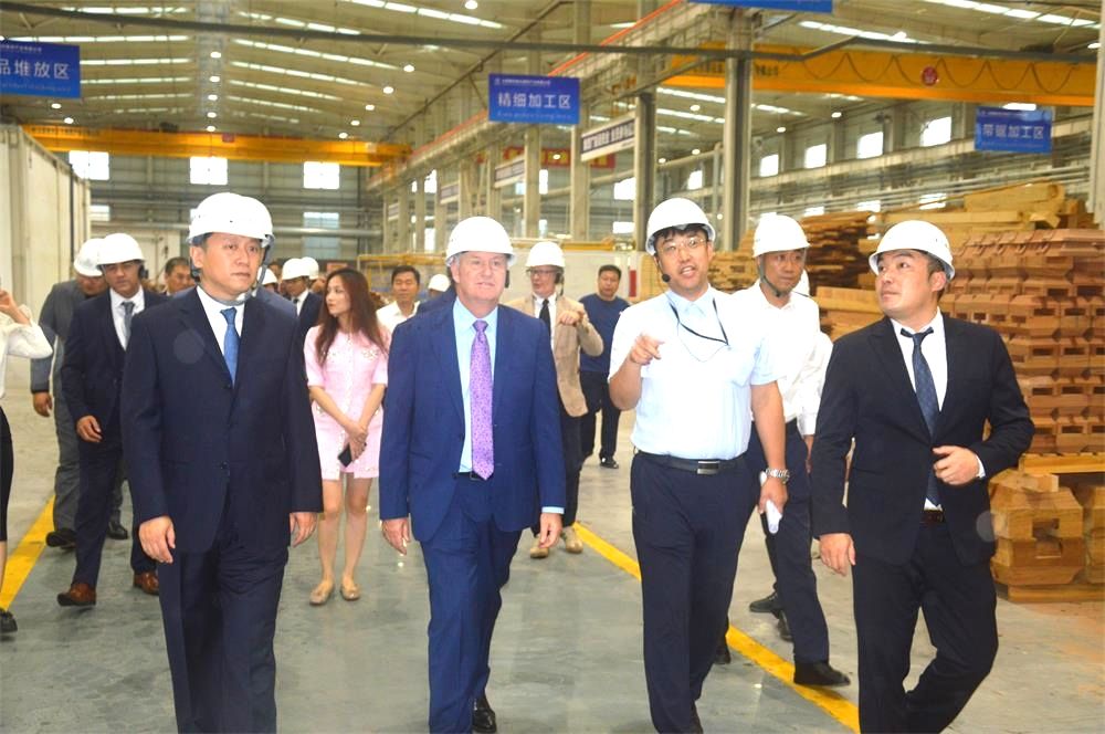 新西蘭前總理約翰·基一行考察山西建投建筑產業(yè)現(xiàn)代化臨汾園區(qū)