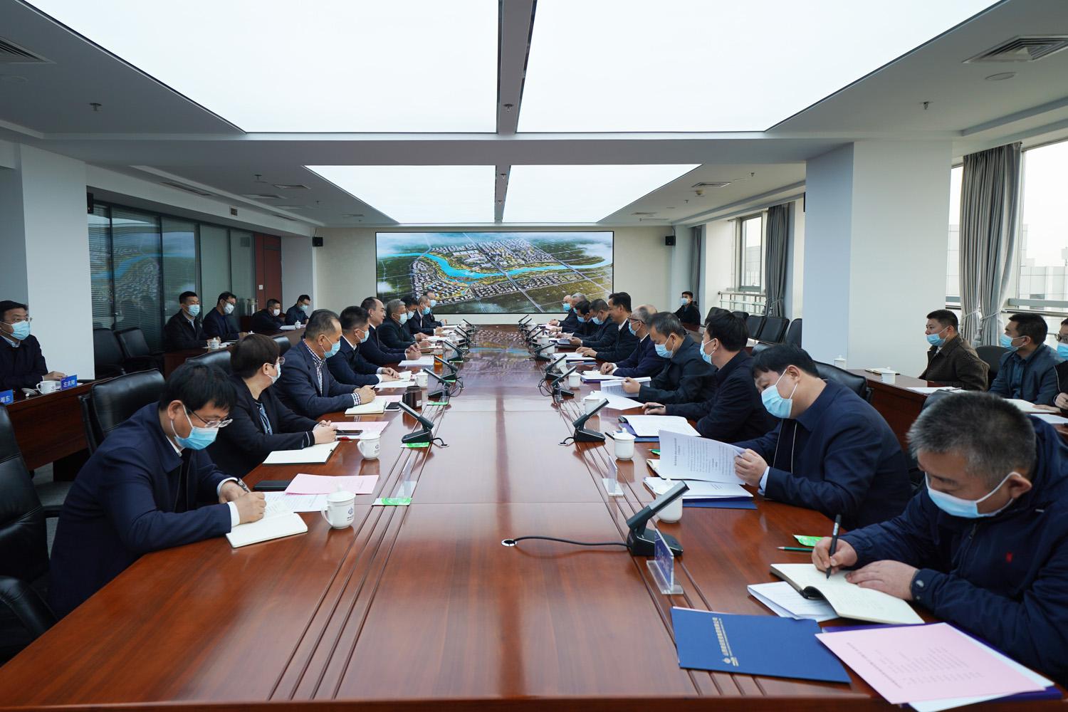 省委常委、大同市委書記盧東亮到山西建投調研